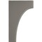 Ekena Millwork 3 1/2"W x 6"D x 10"H Clarksville Wood Vintage Decor Bracket, Reclaimed Grey BKTWD04X06X10CVGY - alternate 2